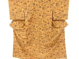 花鳥模様手織り紬着物